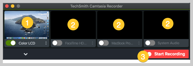 Camtasia-Screenshot, wie man einen Demo-Video-Mac-Recorder erstellt