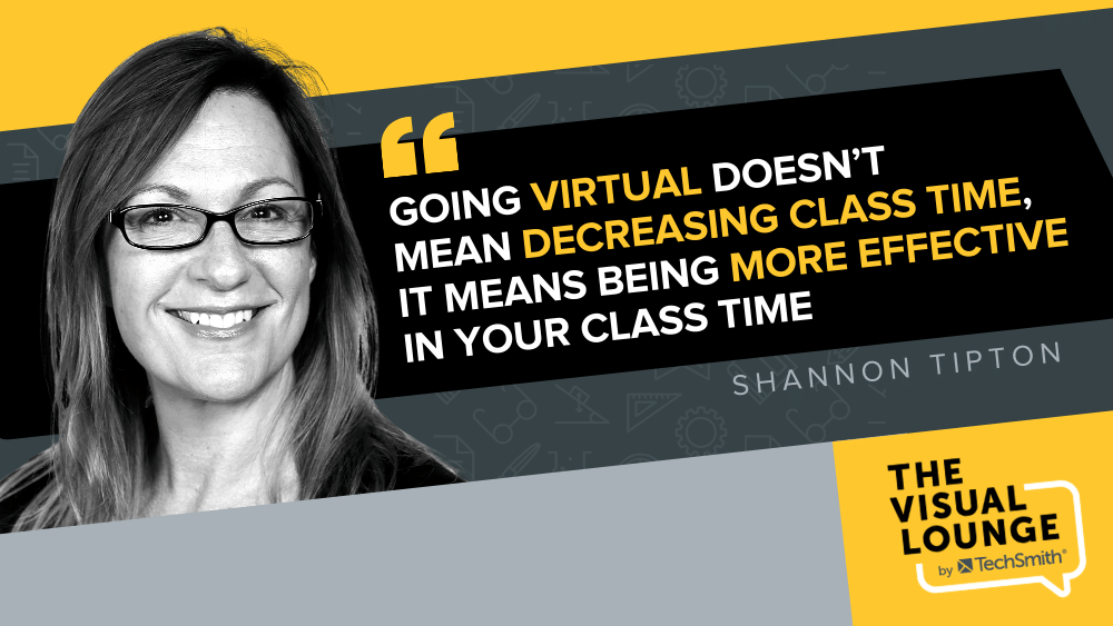 "Diventare virtuale non significa diminuire le ore di lezione, significa essere più efficaci durante le ore di lezione." - Shannon Tipton