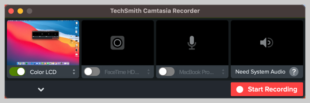 Comment sélectionner votre région d'enregistrement dans Camtasia