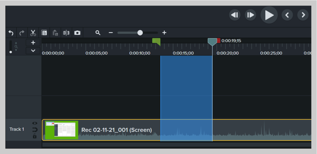 Comment découper une vidéo dans Camtasia