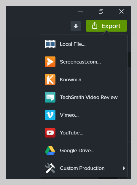 Comment exporter une vidéo dans Camtasia