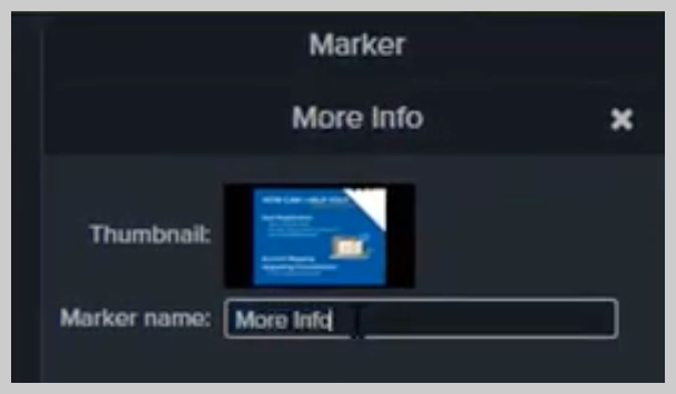 Camtasiaでマーカーの名前を変更する方法
