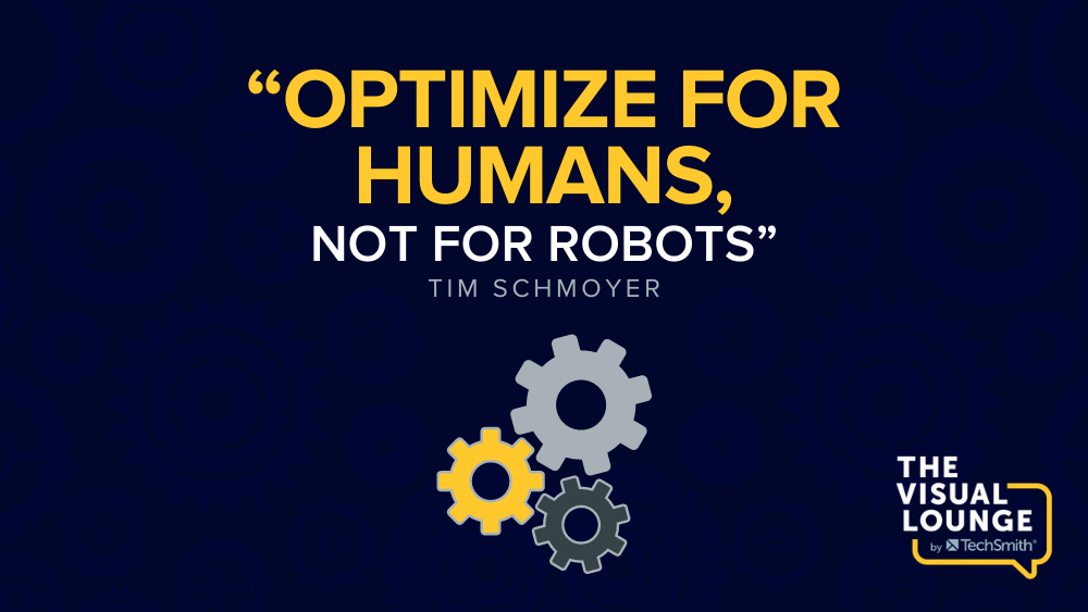 "Optimiser pour les humains, pas pour les robots" - Tim Schmoyer