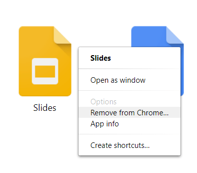 Wybierz „Usuń z Chrome” z menu.