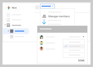 O captură de ecran a centrului de învățare G Suite