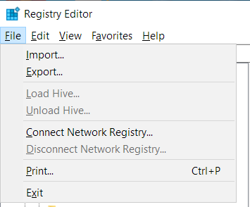 Wählen Sie im Menü „Datei“ die Option „Exportieren“.