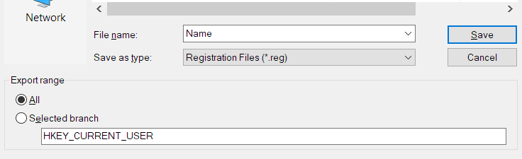 Nommez votre fichier de sauvegarde.