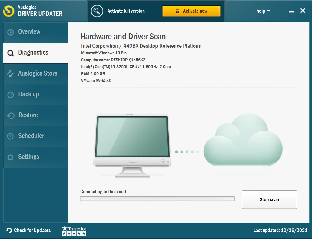 เรียกใช้ Auslogics Driver Updater เพื่ออัปเดตไดรเวอร์ของคุณ