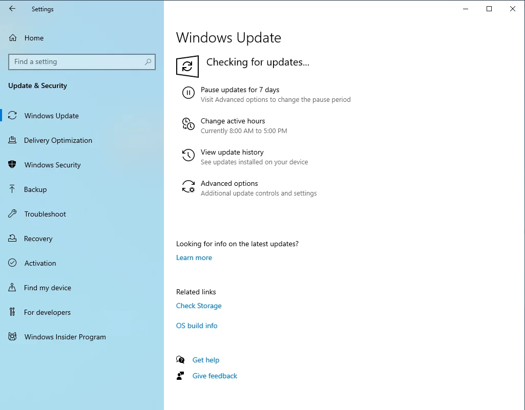 Windows จะติดตั้งการอัปเดตที่มีอยู่ทั้งหมดโดยอัตโนมัติ