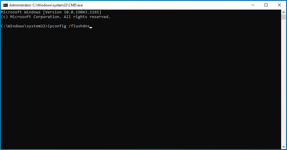 在 cmd 中输入 ipconfig /flushdns。