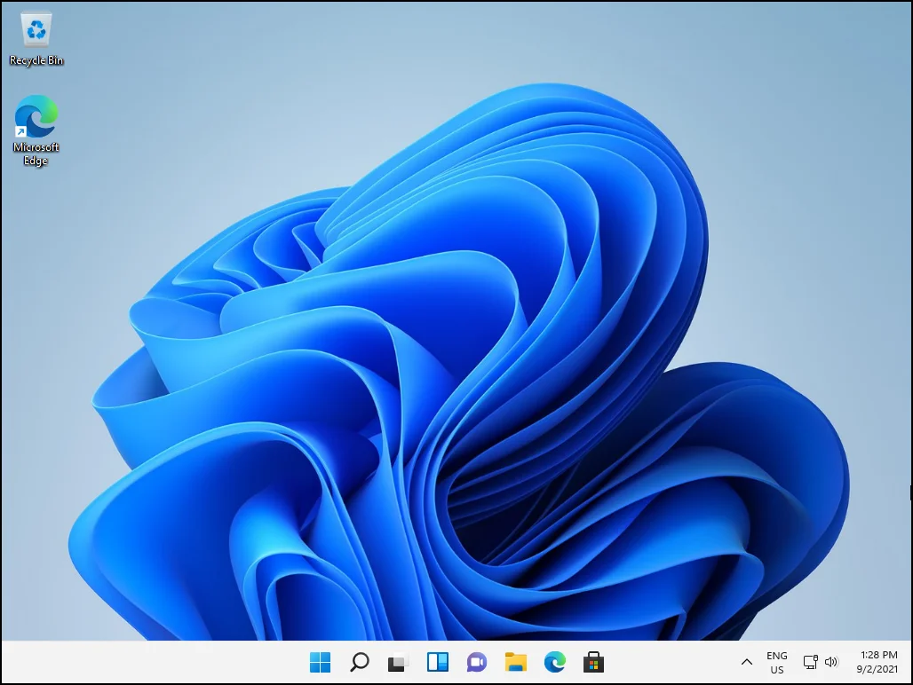 Il desktop di Windows 11