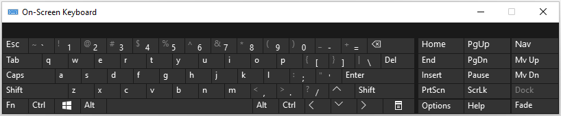 Keyboard layar Windows 11