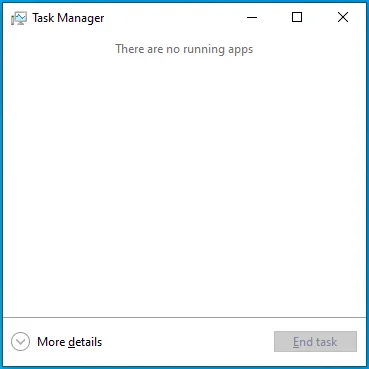 Deschideți aplicația Task Manager.