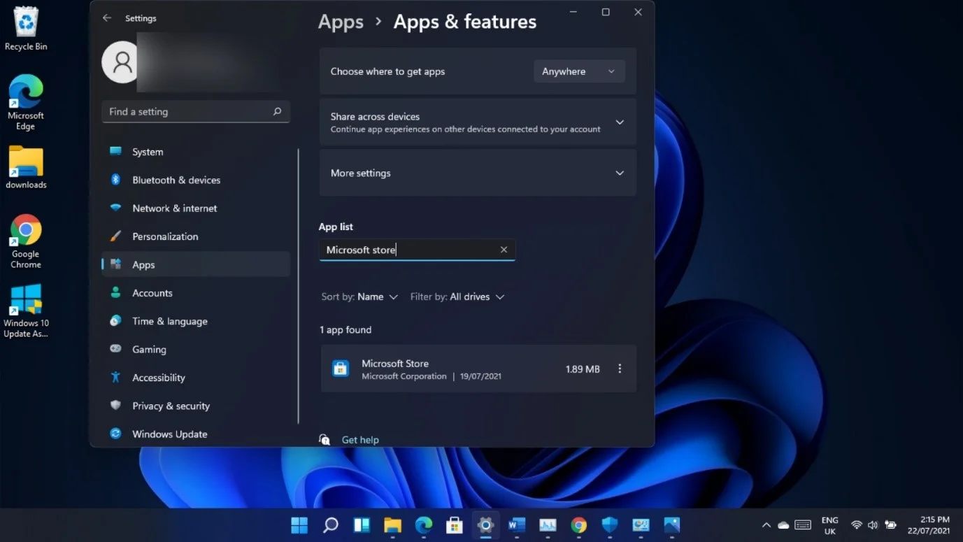 ¿Cómo configurar Microsoft Store en Windows 11?