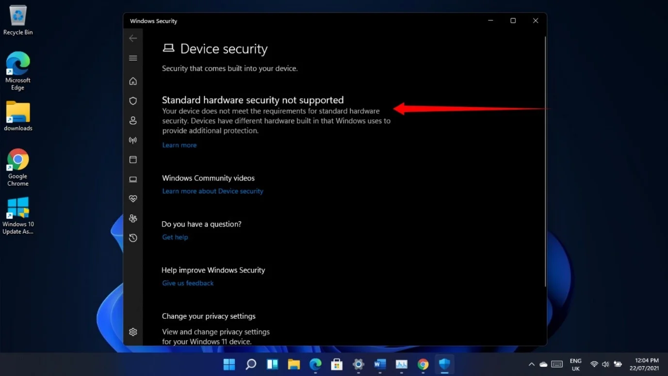 Voici les problèmes de sécurité courants de Windows 11