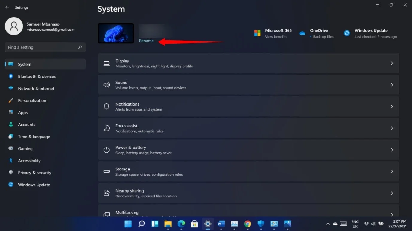 Como alterar o nome de usuário no Windows 11