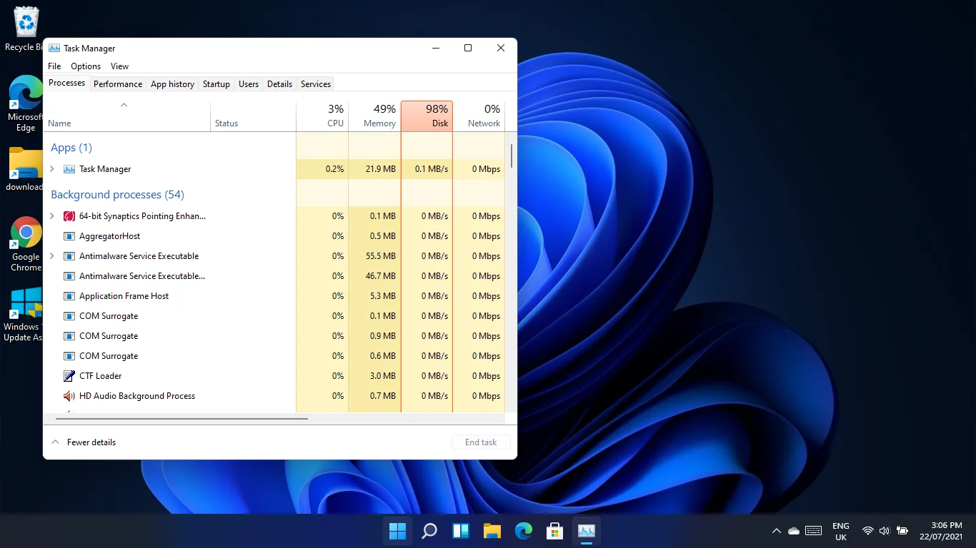 Come aprire Task Manager in Windows 11