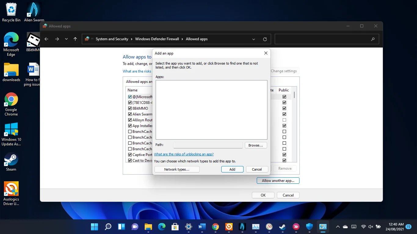 Cómo usar Agregar una aplicación en Windows 11