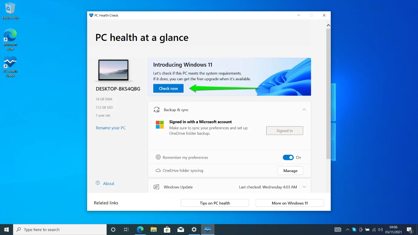 Como verificar a compatibilidade do Windows 11 no final de 2021