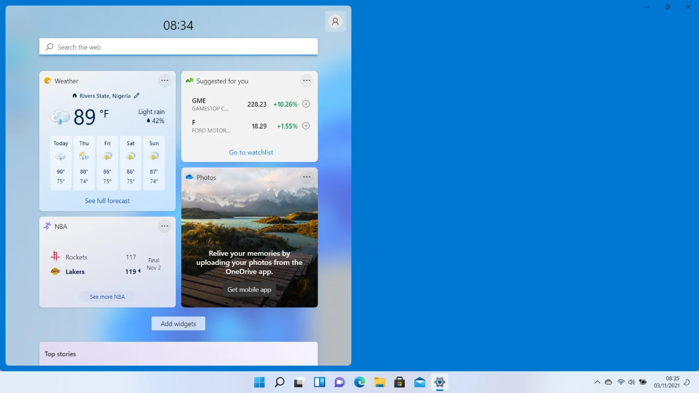 Bagaimana cara menambahkan widget Windows 11 baru?