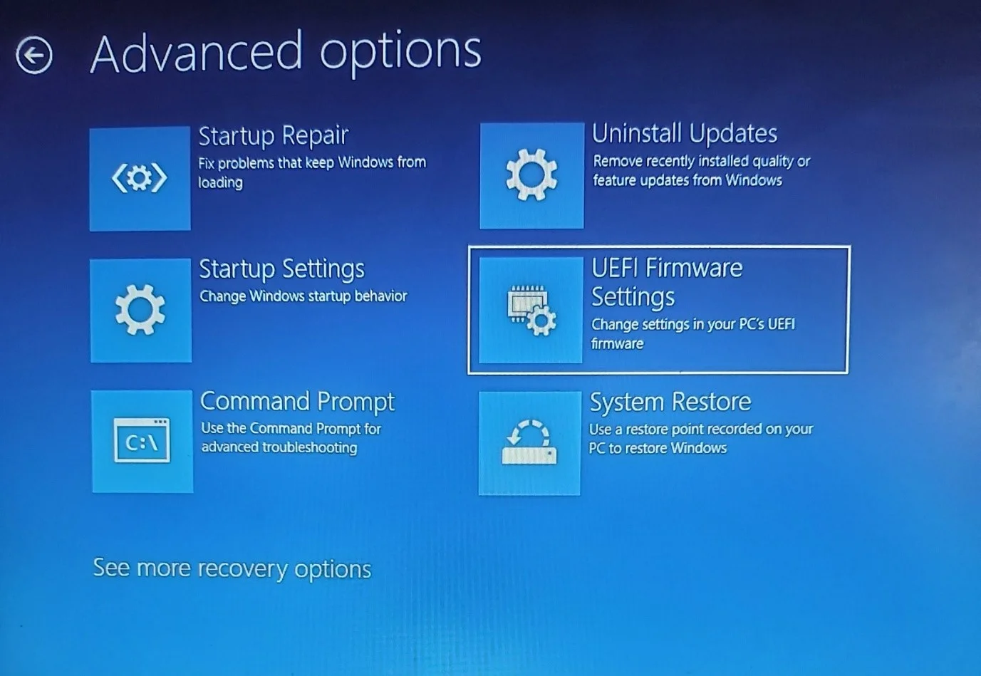 Configurer les options avancées sur Windows 11