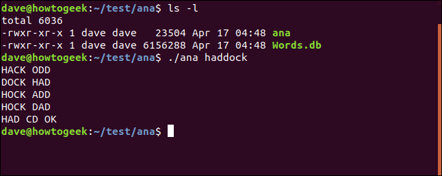 testarea unui utilitar în directorul /test/ana