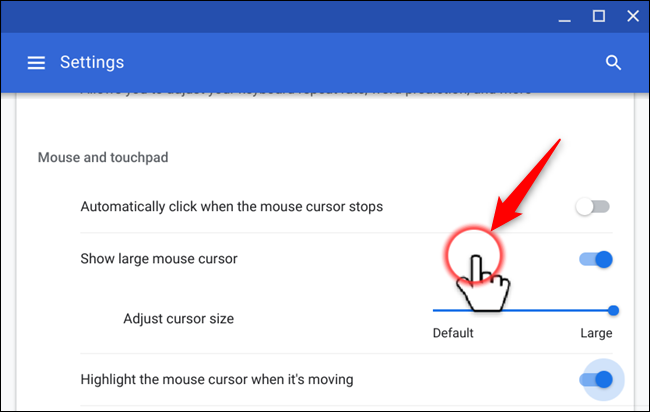 Evidențiați cursorul mouse-ului cu un cerc roșu când se mișcă pe ecran