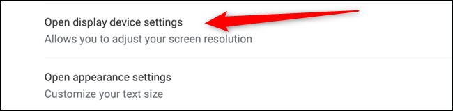 Faceți clic pe Deschideți setările dispozitivului de afișare pentru a vedea setări suplimentare pentru afișajul dvs