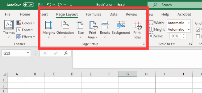 Excel-ページ設定