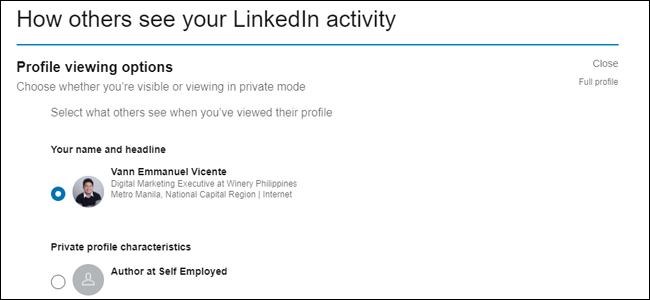 他の人があなたのLinkedInアクティビティをどのように見るか