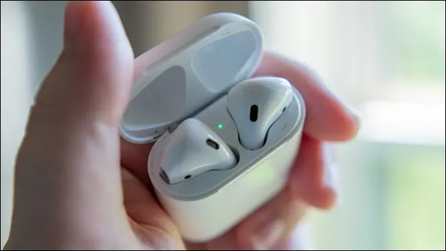 Estojo aberto para Apple AirPods