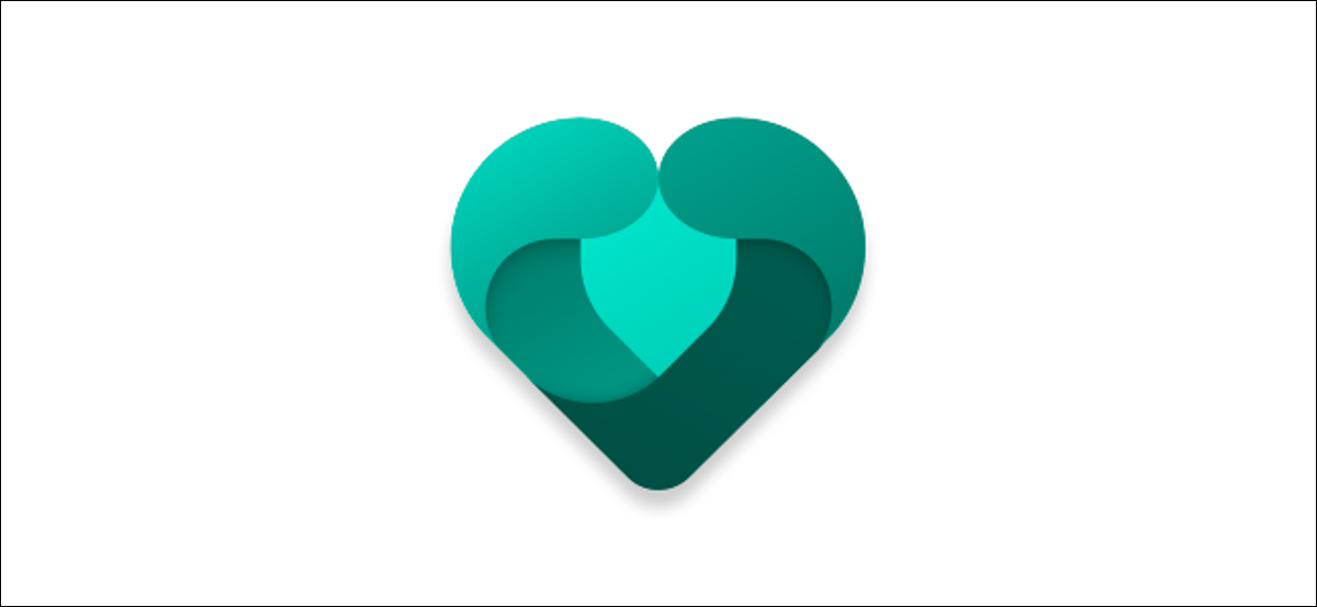 Il logo del cuore dell'app Microsoft Family Safety.