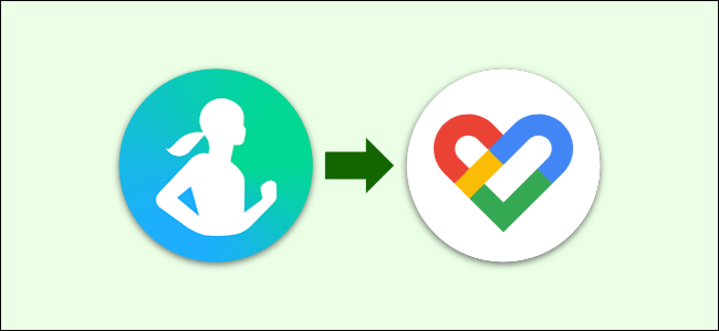 三星健康和 Google Fit 徽標。