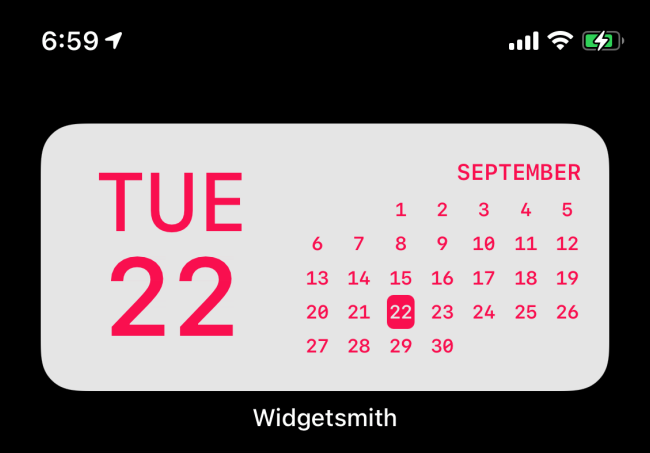 Widgetsmith วันที่ Widget