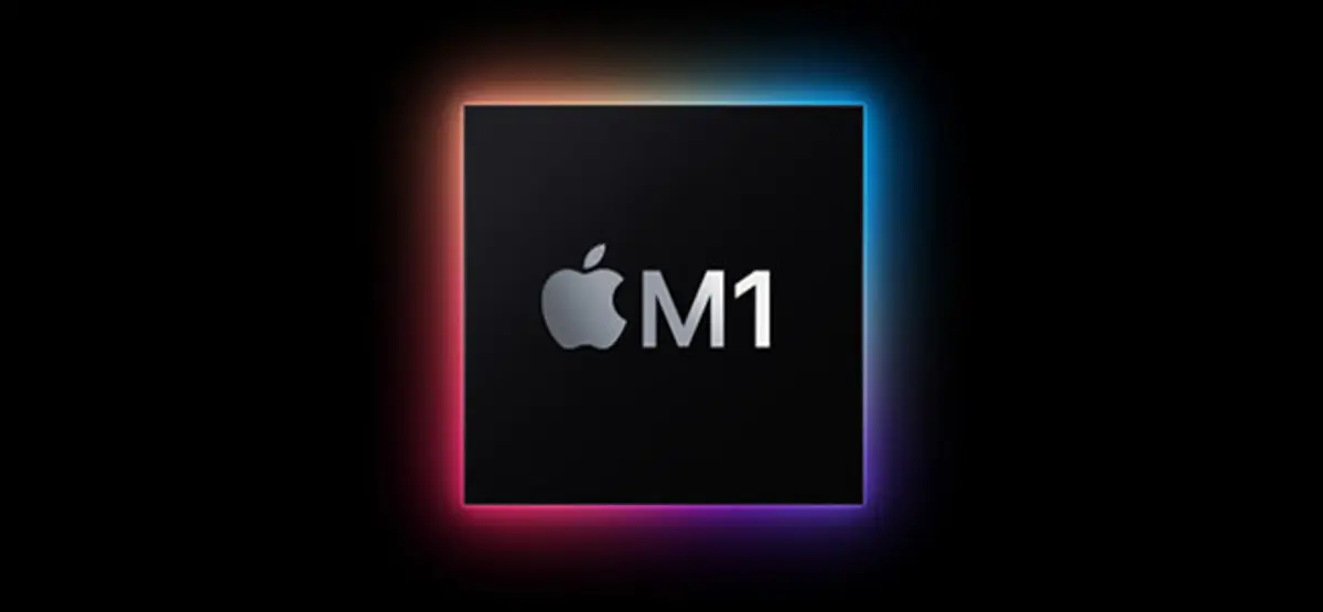 Le logo Apple M1.