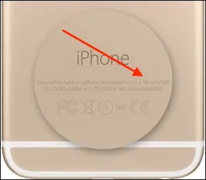 Nomor Model iPhone di Belakang