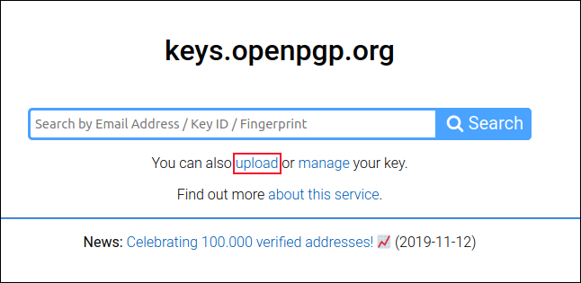 OpenPGP 중앙 키 저장소