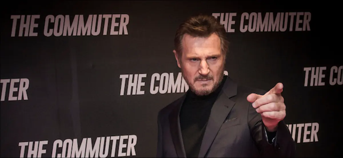 Liam Neeson no tapete vermelho