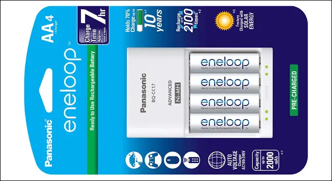 Panasonic Eneloop 충전식 AA 배터리