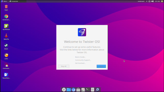 Twister OS 默認桌面