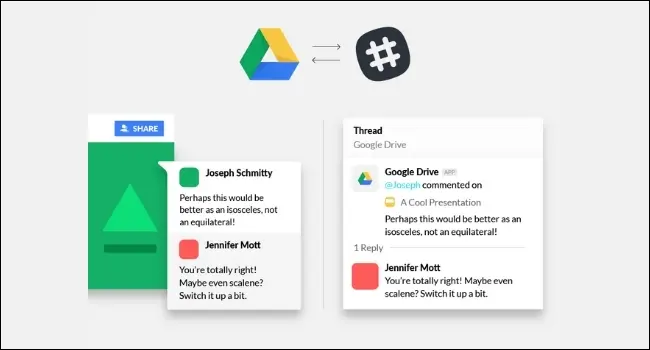 Slack Logotipo de Google Drive Windows