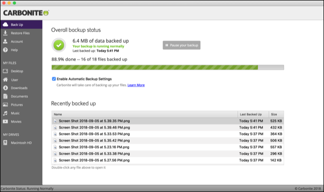 Carbonite per macOS