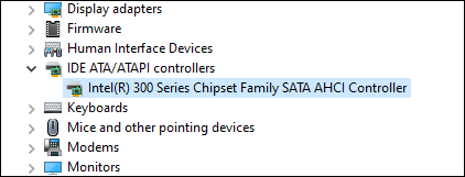 Perluas "IDEA ATA/ATAPI Controllers"