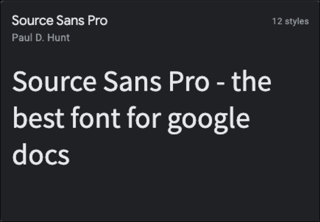 Fontul Source Sans Pro