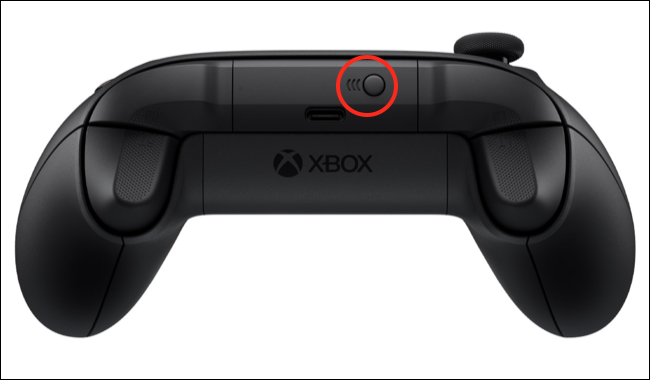 Pulsante di associazione del controller della serie Xbox