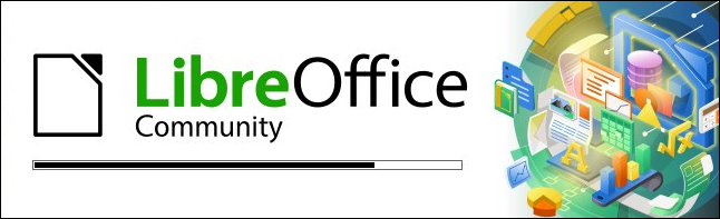 Schermata iniziale di LibreOffice