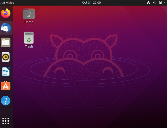 เดสก์ท็อป Ubuntu GNOME