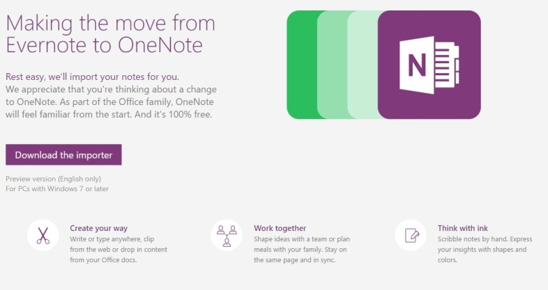 Transferir tudo... para o OneNote