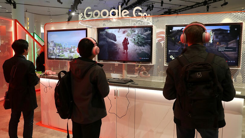 GDC2019でのGoogleStadia（Justin Sullivan / Getty Imagesによる写真）