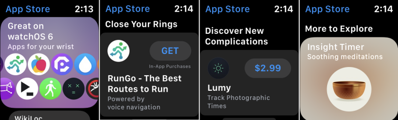 AppleWatchでAppStoreを使用する